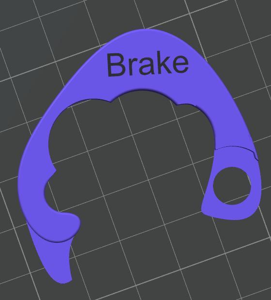 Pastamatic Axle Brake- no TPU no Blocks- To transfer filament from one roll to another.