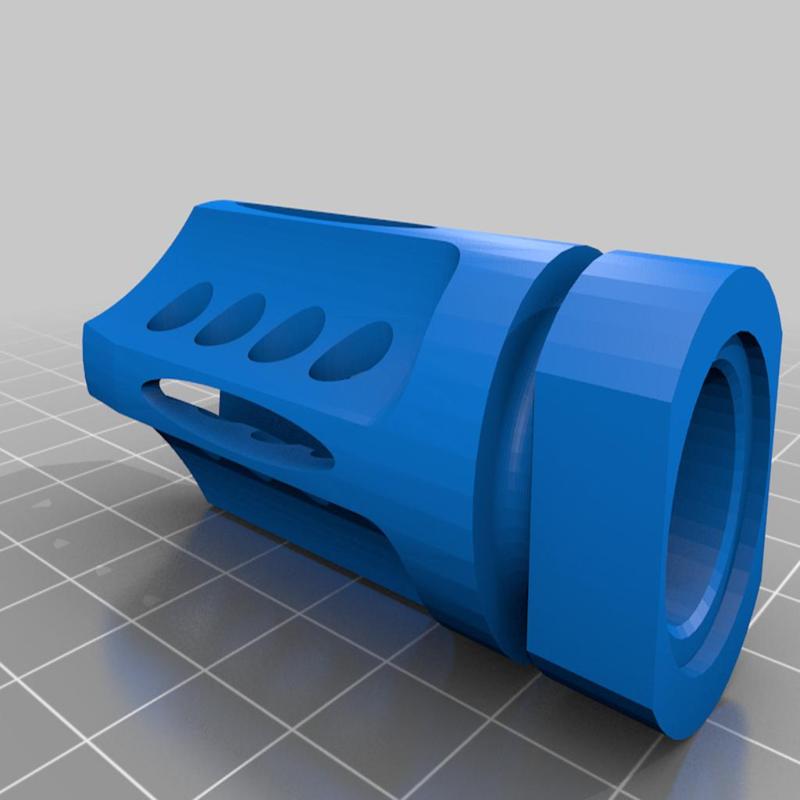 Airsoft muzzle brake / flash hider