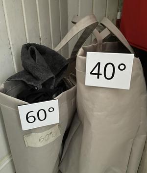 Laundry Sign 40° and 60°