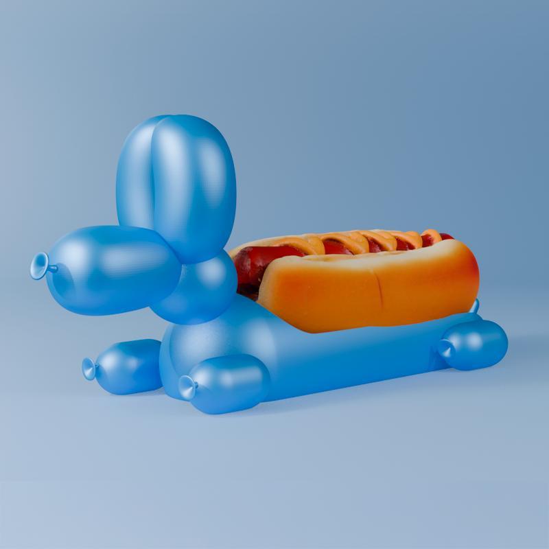 HOT-DOG BALLOON DOG (HOT-DOG)
