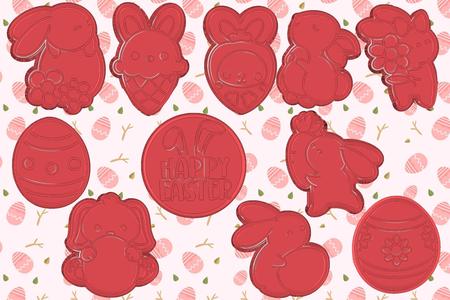 Happy Easter Cookie Cutters