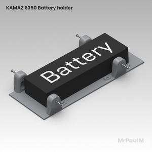 KAMAZ 6350 8x8: Battery holder