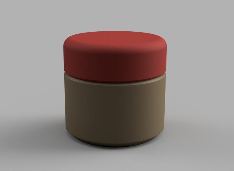 Bote redondo roscado