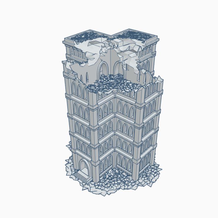 Gothic Ruined Building 25