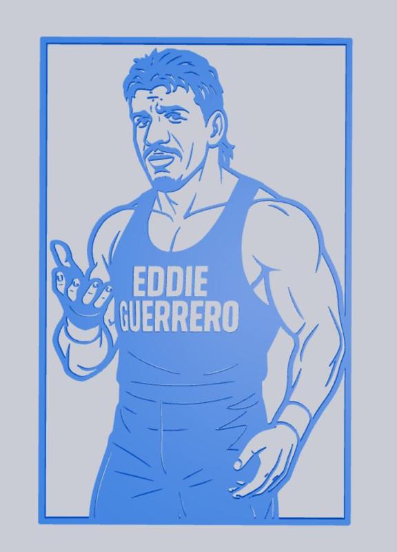 WWE Eddie Guerrero stencil