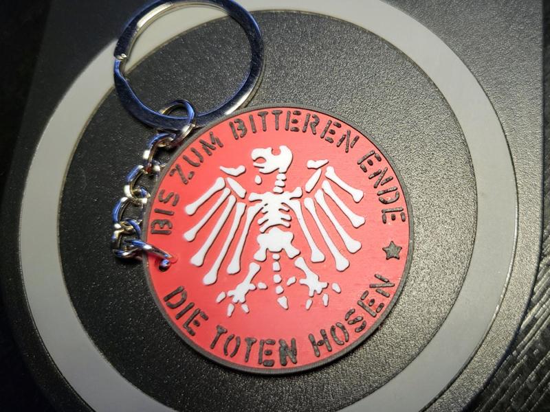 The Dead Hoses keychain bones