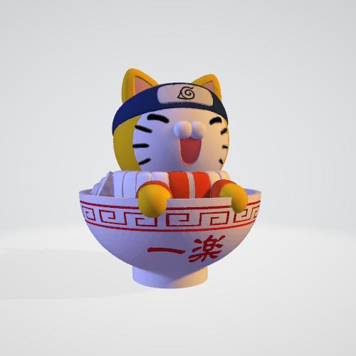 CAT NARUTO RAMEN