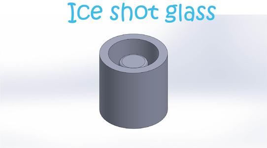 Ice shot glass