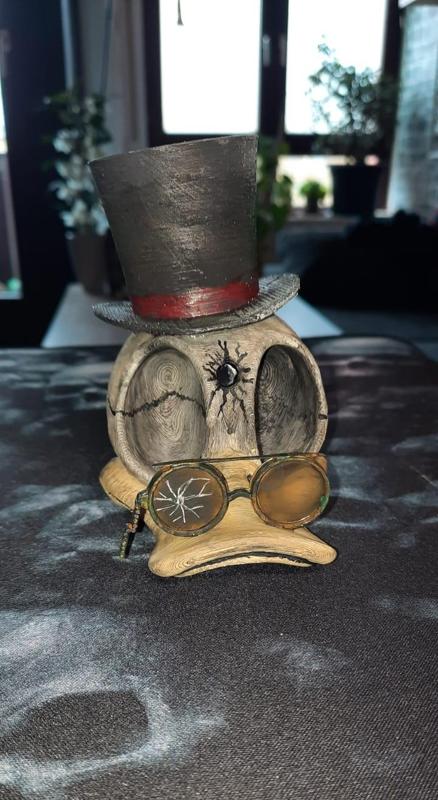 Dagobert Duck Brille / glasses Miniatur