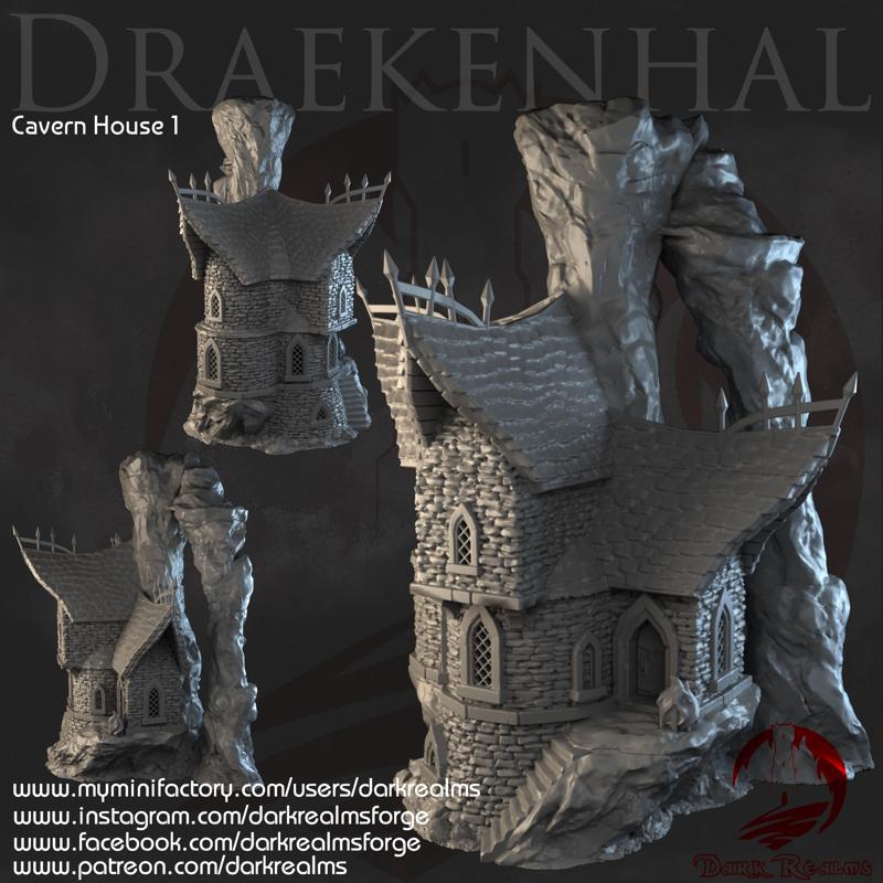Dark Realms Draekenhal - Cavern House 1