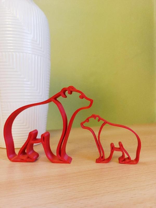 Bear figure / Medvěd postavička