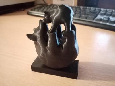 Bear mom and bear baby