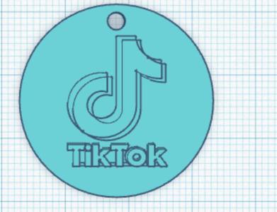 TikTok_Logo_Keychain