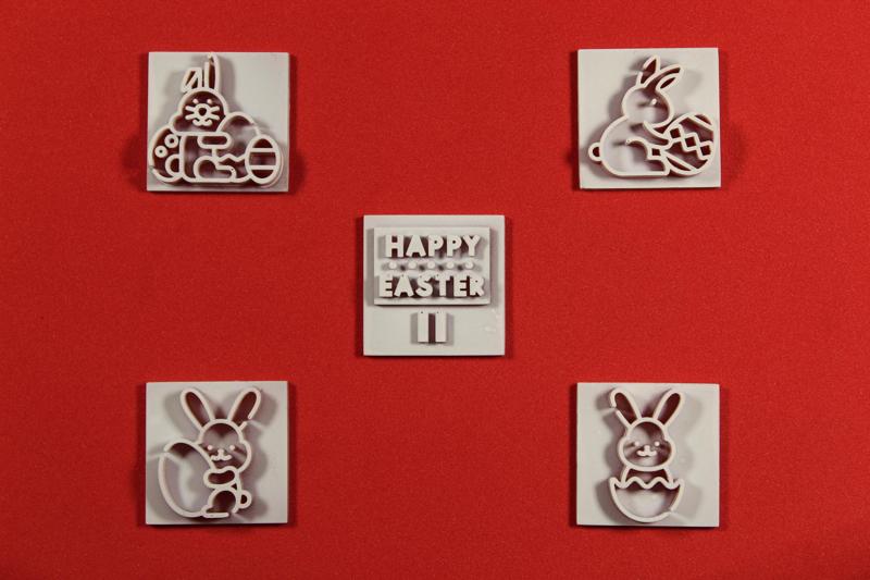 Bunny Easter Clay Embosser