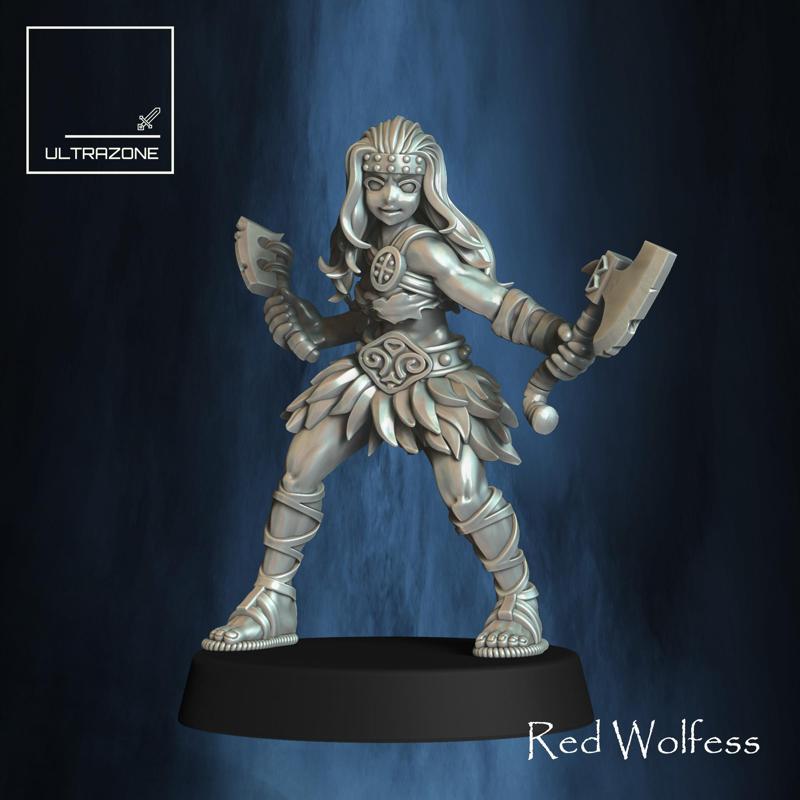 Red Wolfess "Sigrid"