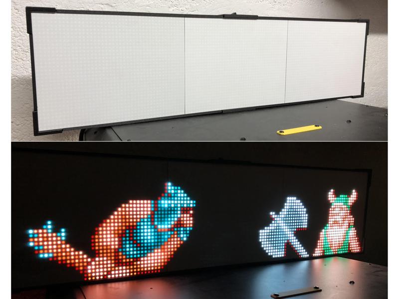 Retro Game Clock - RPI2DMD - Leds SMD3528