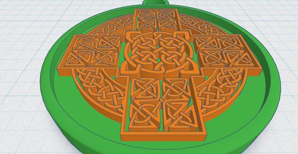 Celtic Round Cross 9