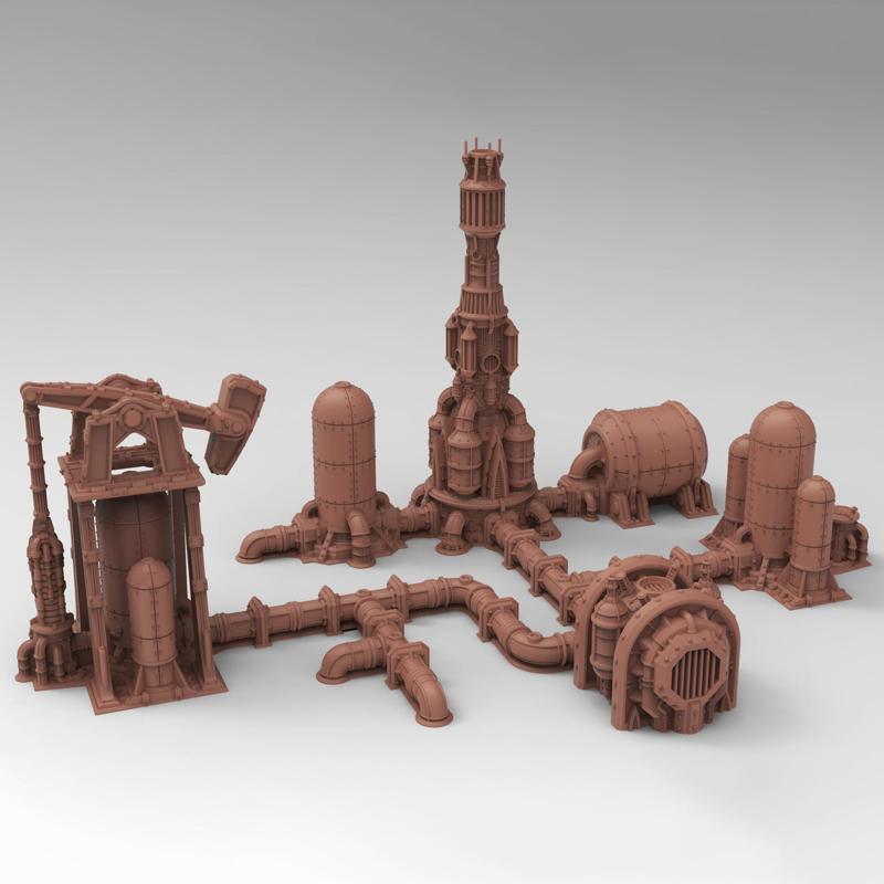 Industrial Pipe Addon Bundle