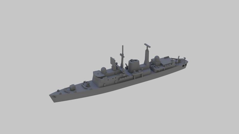 Royal Navy Type 42 Batch 1 Destroyer