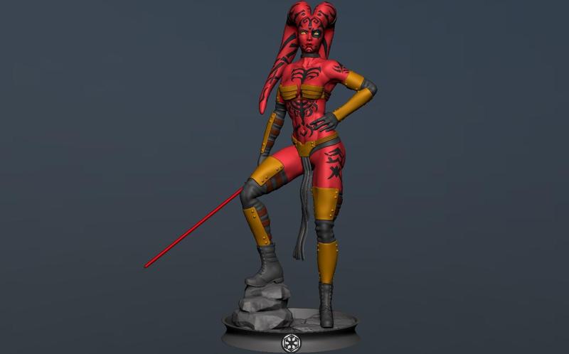 Darth Talon Star Wars - Fanart Version 3D print model