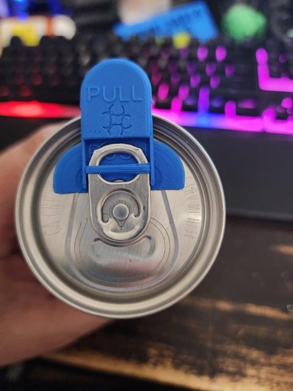 Pocket Rocket Tab – Soda Can Opener + Bug Cover - 8oz Can - Slim