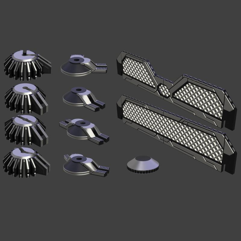 Sci-Fi Modular Fence