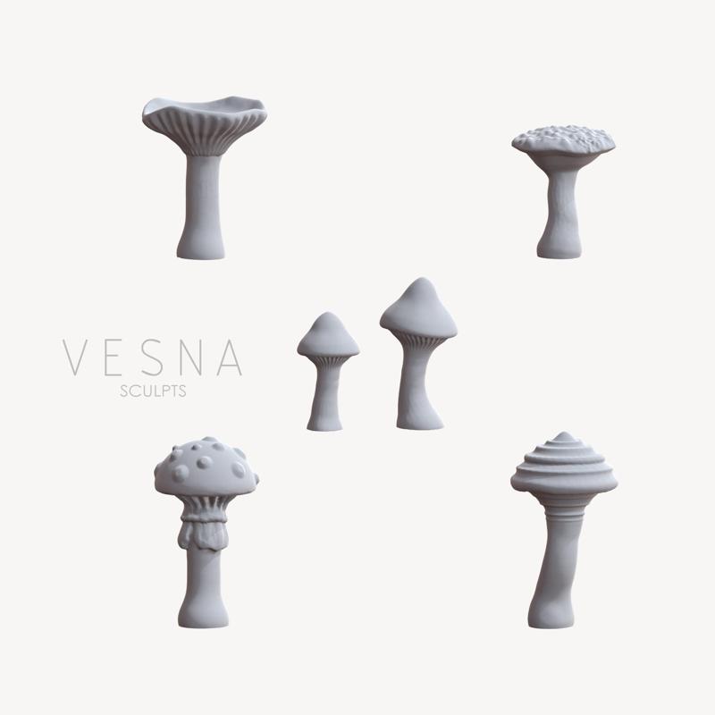 FANTASY FOREST MUSHROOM SMALL PACK