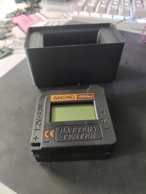 Battery tester holder Gridfinity ANENG