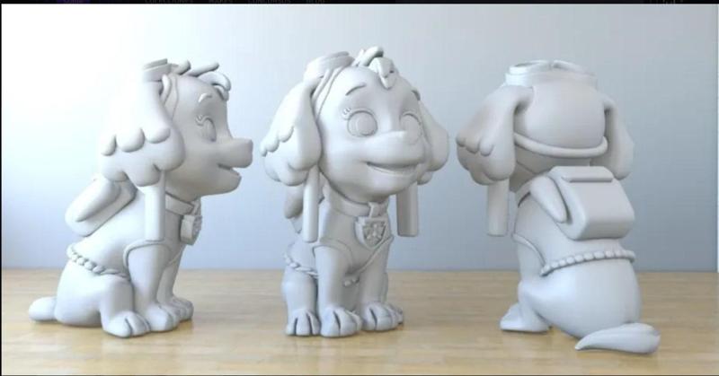 Figure of Skye from Paw Patrol