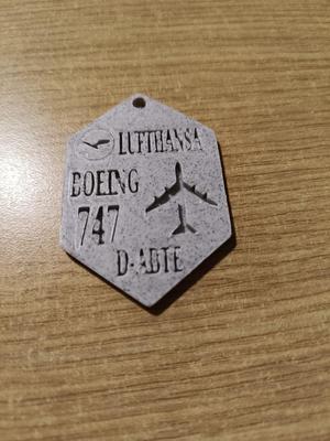 Airplane Tag/Skin Lufthansa B747 (D-ABTE)
