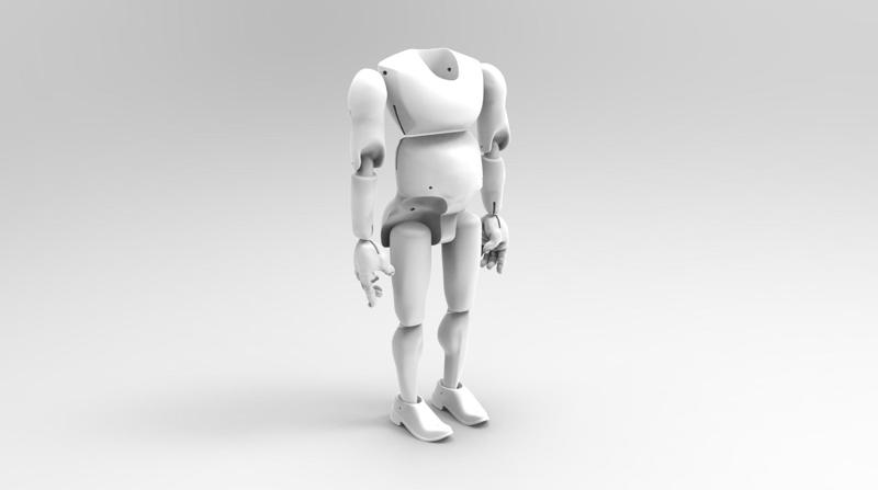 Marionette Body of a Chunky man