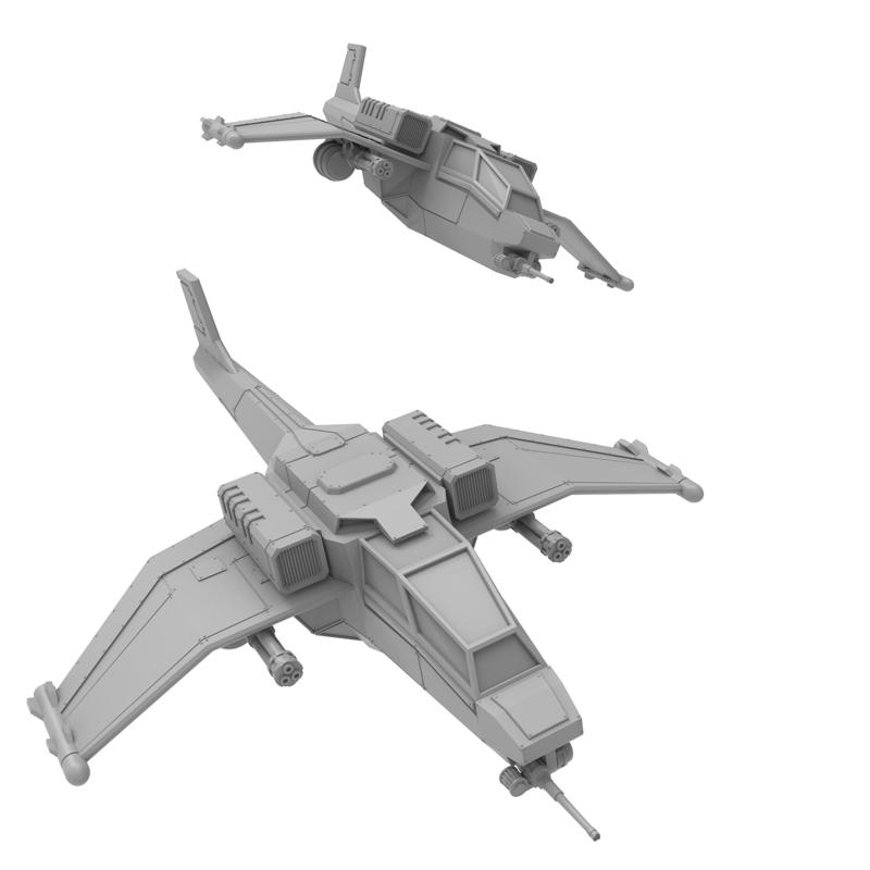 Roman Stryx Gunship - Presupported
