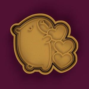 capybara cutter + capybara stamp / capibara cutter + stamp