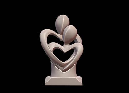 The Embodiment of Love and Heart I385 Gift Bust Figure Unique & Detailed 3D Print Model