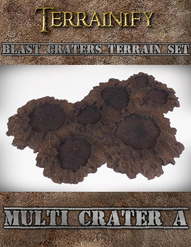 Multi Crater A: Blast Craters Terrain Set