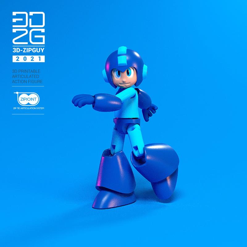 MEGAMAN ROCKMAN action figure