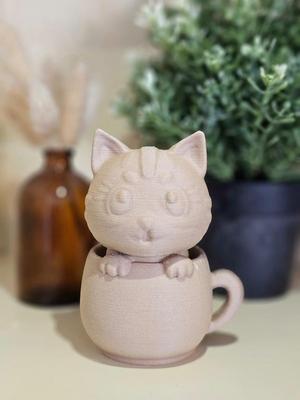 Cat in a cup