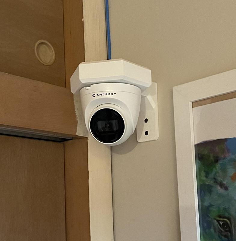 Amcrest dome camera wall mount