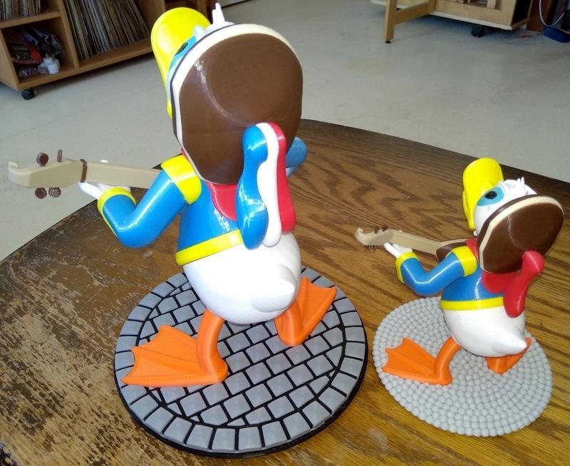 Donald Duck troubadour