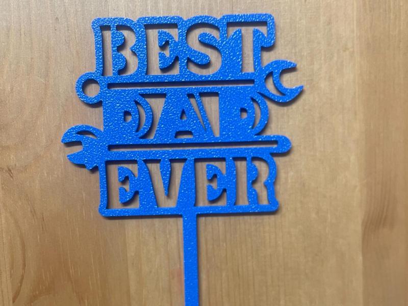 Best Dad Ever Cake Topper