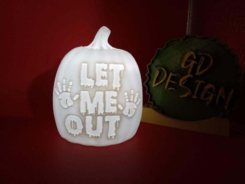 Let Me Out Halloween Pumpkin Lights