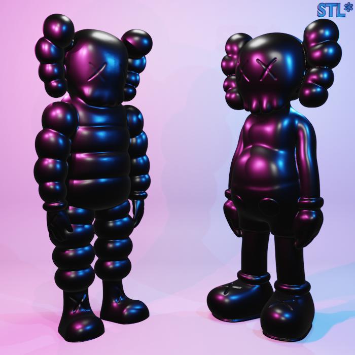 KAWS, KAWS COMPANION OPEN EDITION VINYL FIGURE - 3D PRINT MODEL
