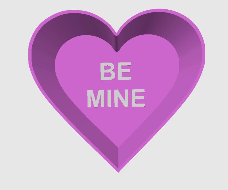 Valentines Day Be Mine Candy Dish