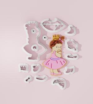 Girl with Crown Cookie Cutter