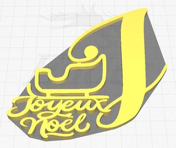 christmas decoration letter J