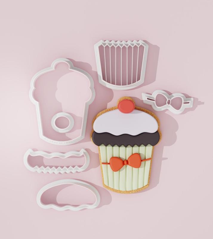 CupCake #1 Cookie Cutter