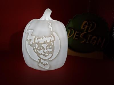 Bride of Barbie 3D Halloween Pumpkin Lights