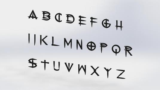 Cenobyte Font A - Z