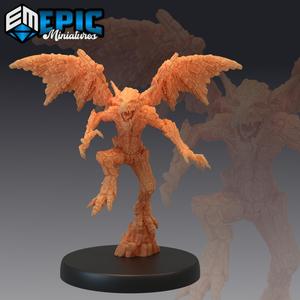 Earth Mephit / Evil Mine Imp / Winged Humanoid /  Elemental Encounter