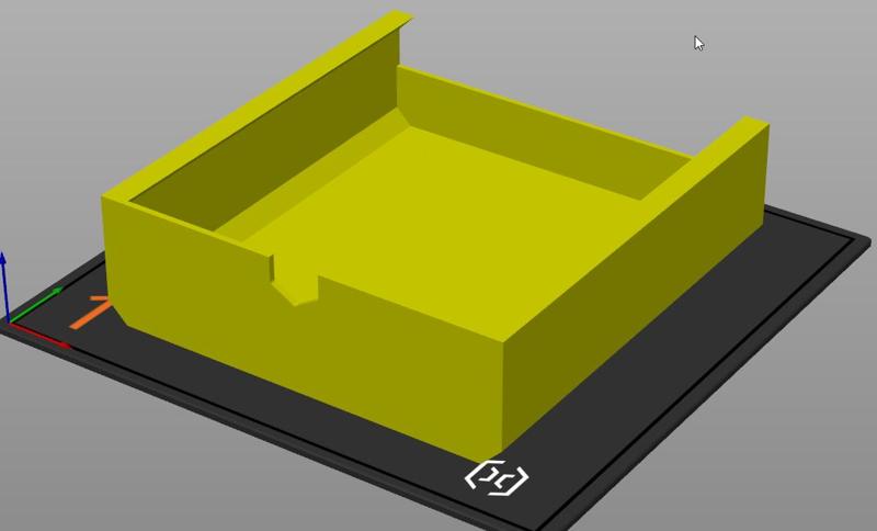 50mm under desk drawer with solid bottom